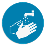 Panneau d'obligation - M011 - Lavage obligatoire des mains
