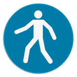 Panneau d'obligation - M024 - Utiliser le passage