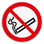 Verbodsbord - Roken verboden - pictogram P002