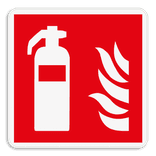 Brand bord F001 - Brandblusser