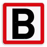 Brand bord - Bovengrondse brandkraan