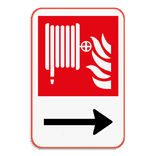 Panneau d'incendie - F002 - Lance d'incendie