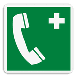 Reddingsbord E004 - Noodtelefoon