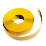 Vloermarkering tape PVC 50mm extra sterk - geel/zwart - rol 25 meter