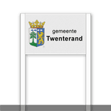 Bedrijfsnaambord reflecterend met eigen ontwerp reflecterend