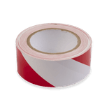 Ruban de signalisation au sol bicolore – Vinyle intérieur 50 mm x 33 m