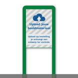 Gemeentegrensportaal met bord 400x600 of 600x900mm