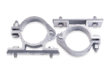 Rohrschelle Ø60 mm aus Aluminium – 2er-Set für Alform Schild