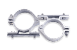 Rohrschellen 76mm set - Alform Verkehrsschild Halterung