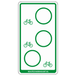Fietsroutebord DOR 300x550mm - VisitBrabant - type B