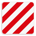 Verkeersbord - overhangende last