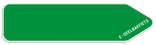 Informatiebord pijl reflecterend met je eigen opdruk