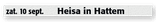 Evenementensticker - Visit Hattem - 1840x130mm