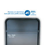 Panneau d'obligation - M014 - Port du casque est obligatoire