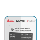 Verkeersbord SB250 D1f - Verplicht aangeduide richting te volgen (rechtsaf)