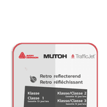Verkeersbord SB250 A7b - Rijbaanversmalling links