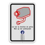 Surveillance par caméra Belge - Loi du commissariat de police - Bilingue