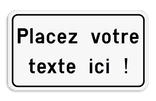 Panneau de Texte Personnalisable avec Cadre Moderne