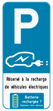 Panneau de stationnement - Borne de rechargement voiture électrique personnalisable