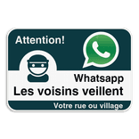 Panneau WhatsApp - Nom de rue
