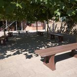 Banc public sans dossier- Bicolore - Modèle Bonn