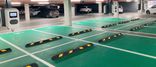 Wegmarkering parkeerplek laadpunt symbool P-stekker - wegenverf groen RAL 6024