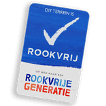 Sticker Rookvrije Generatie reflecterend TERREIN/GEBOUW ROOKVRIJ