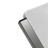 Firmenschild mit zwei Aluminium Pfosten für außen - mit eigenem Design