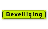 Autobord 500x100mm reflecterend Gl-Gr FLUOR