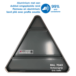 Verkeersbord SB250 A7b - Rijbaanversmalling links