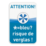 Panneau combiné - ALERTE VERGLAS