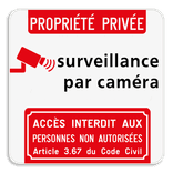 Survaillance par caméra - Propriété privée
