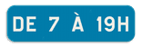Panneau SB250 - G type V - Panneaux additionnels d'arrêt et de stationnement
