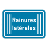 Panneau SB250 - G type III - Rainures latérales