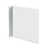 Panneau vierge à angle droit en aluminium - plusieurs dimensions