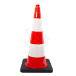 Cône de chantier 75cm réfléchissant avec poignée