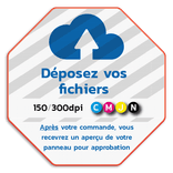 Panneau d'information octogonal réfléchissant avec votre propre impression