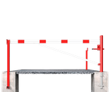 Drehschranke aus feuerverzinktem Stahl