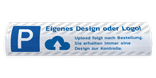 Parkplatzschilder Radanschlag Beton mit eigenes Design - breidte 600mm