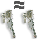 Supplément pour serrure cylindrique avec la même clé