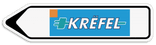 Informatiebord pijl reflecterend met je eigen opdruk