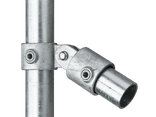 Paalbeugel scharnierstuk enkel Ø48mm staal