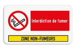 Panneau d'information - interdiction de fumer