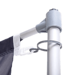 Mobiele vlaggenmast - tot 5 meter - met vulbare voet