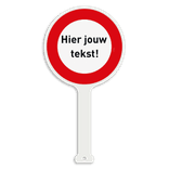 Brigadierbordje - C3 met je eigen tekst