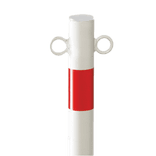 Kettingpaal in staal Ø60x1300mm voor montage in de grond