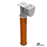 Douille de scellement PipeLock 900mm Ø 76 mm + clé