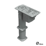 Fourreau PipeLock Basic Ø48mm – fixation amovible pour poteau