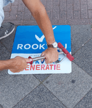 Rouleau de pression pour autocollants de sol