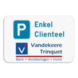 Informatiebord 3:2 reflecterend met je eigen opdruk